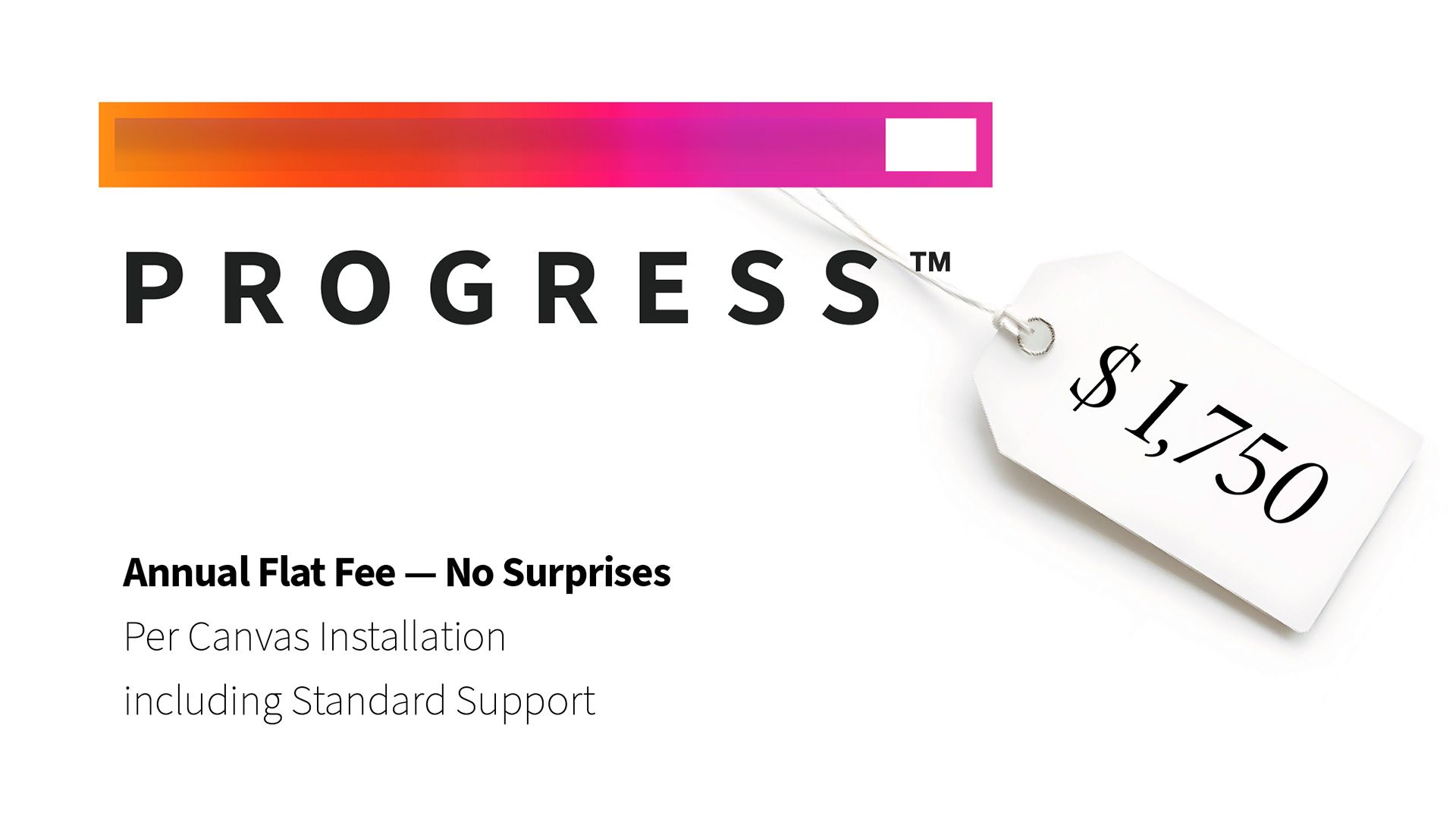 VISIARC Progress Pricing: $ 1,750